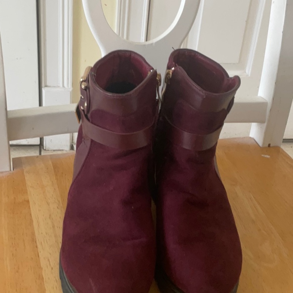 DiorWomen's Burgundy Ankle Boots - Picture 2 of 12